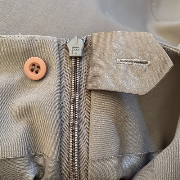 Max Studio Tan Beige Office Pencil Skirt 2 - Picture 8 of 14